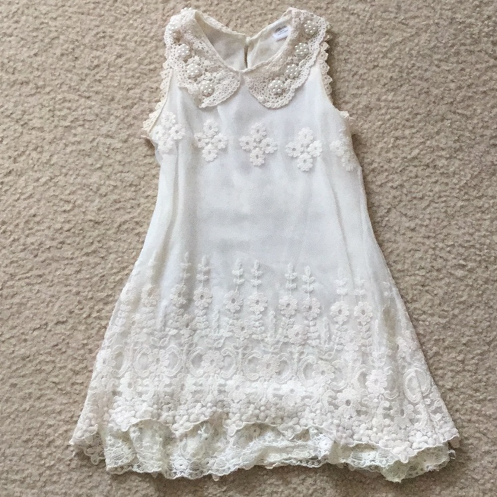 Sweet Charlotte lace sleeveless dress